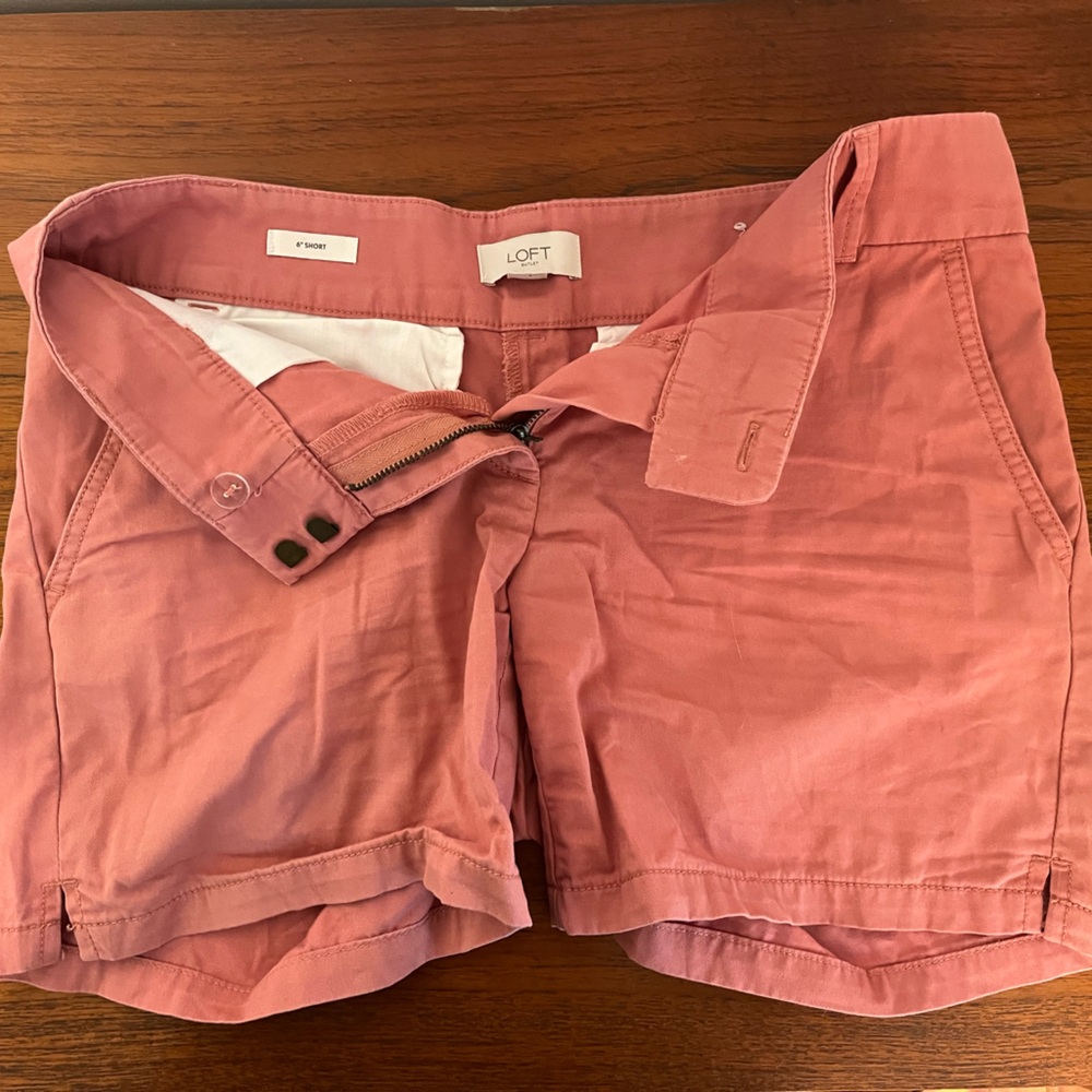 LOFT Coral Shorts